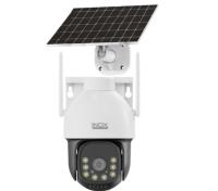 INOX-X12 4G 4MP 3.6mm 2560*1440 AOV E-SİMLİ BLACK LİGHT GECE RENKLİ SOLAR KAMERA  Ses algılama 20Mt  - 1